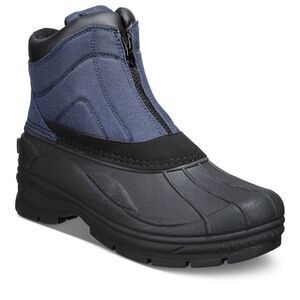 Weatherproof Vintage Men's Weather Jessie Front-Zip Hiker Boots Navy Size 9 New